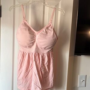 Motherhood Soft Pink Maternity and Nursing top
